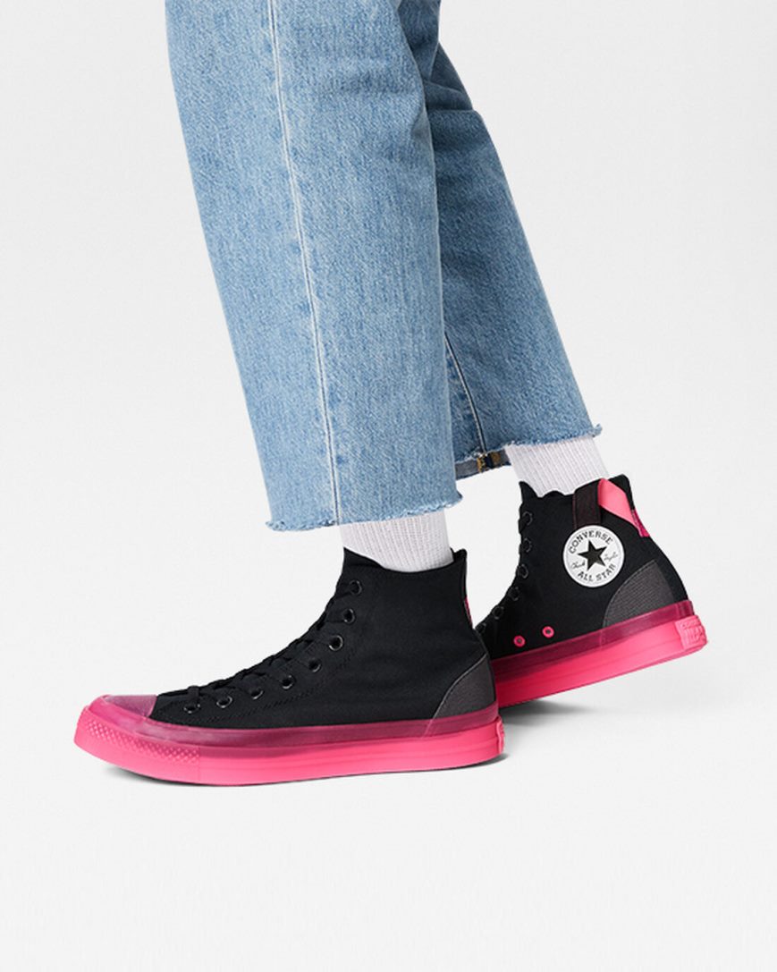 Women's Converse Chuck Taylor All Star CX High Top Shoes Black / Pink | AU 0C8E6V
